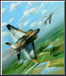 "Rhino Charge" - Rich Thistle - F-4 Phantom Vietnam War Aviation Art